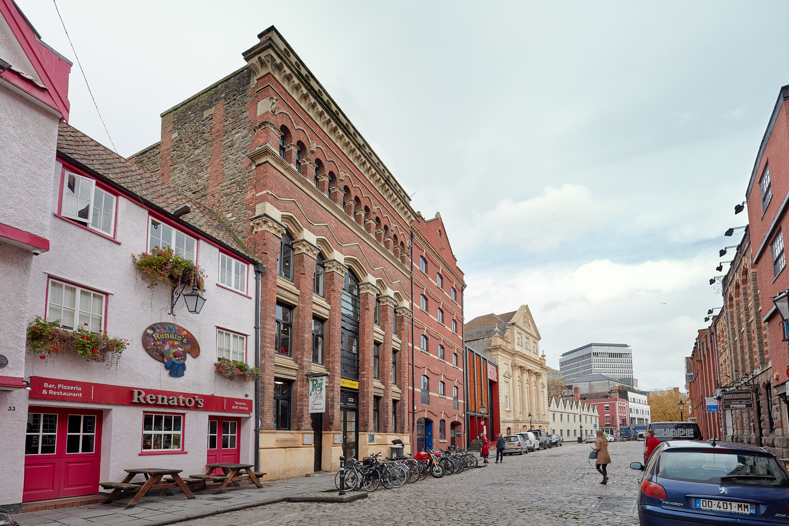 King Street with the listed building among its neighbours