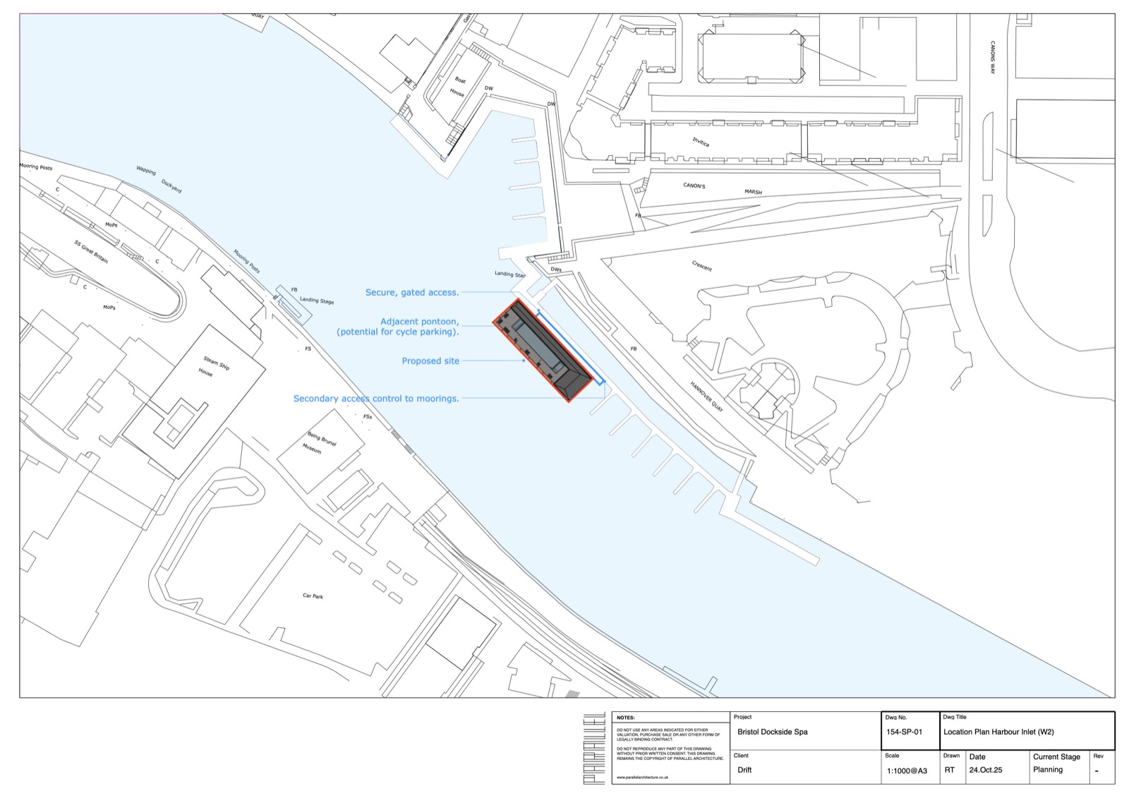The site location plan