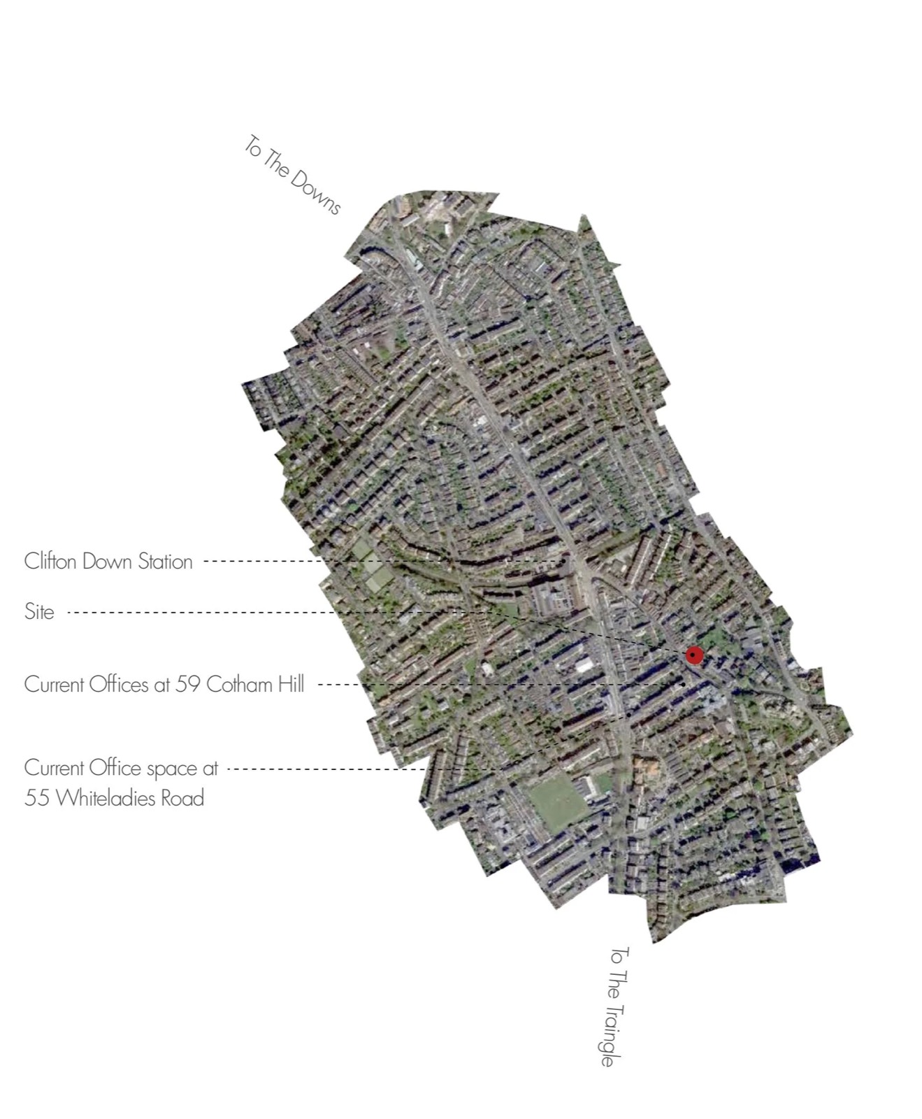 The site from above