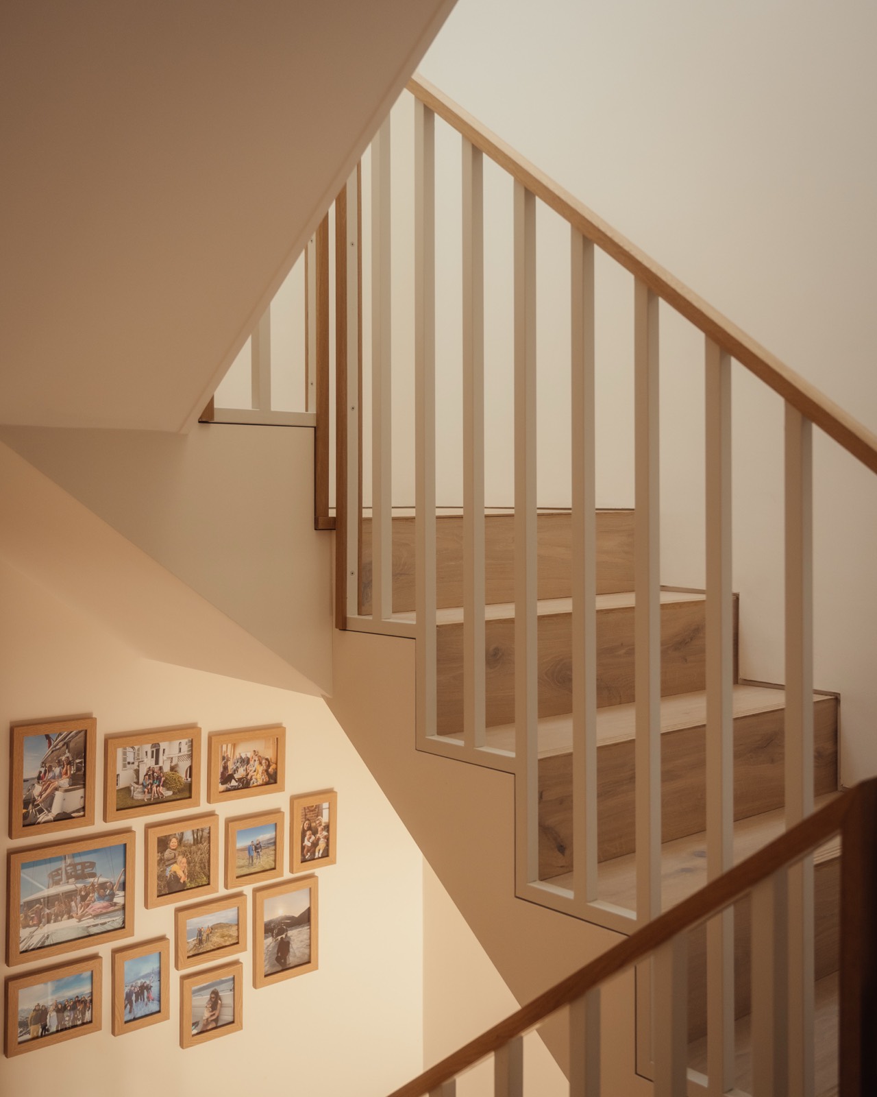 The new timber staircase