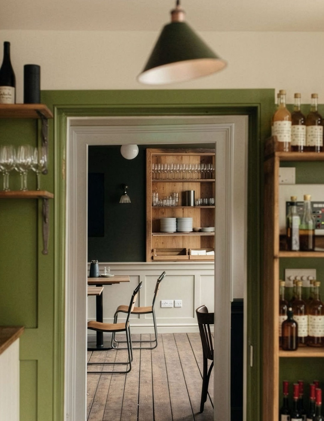 The shopfront on the corner